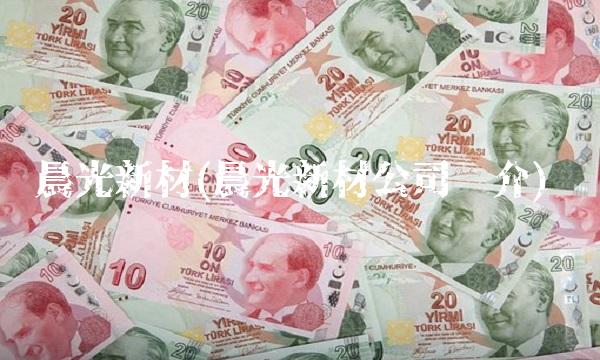 晨光新材(晨光新材公司简介)