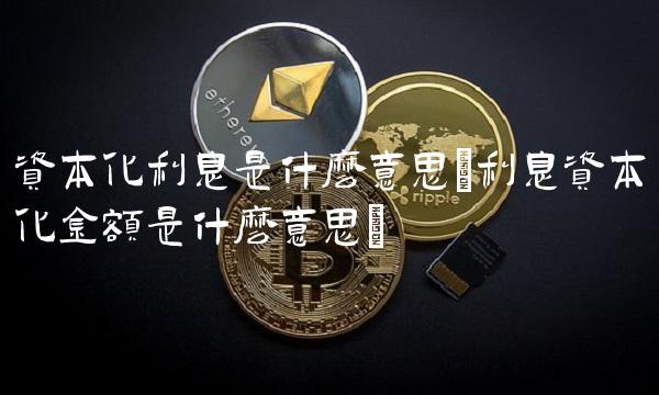 资本化利息是什么意思(利息资本化金额是什么意思)