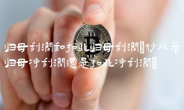 归母利润和扣非归母利润(炒股看归母净利润还是扣非净利润)