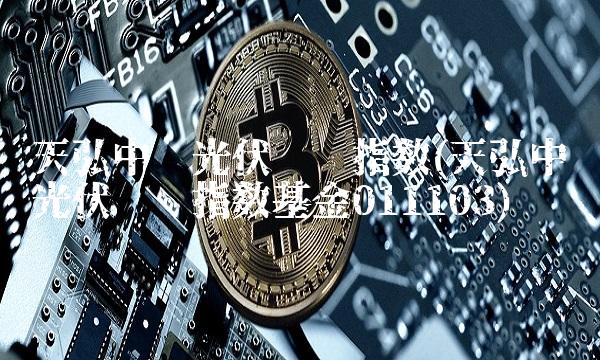 天弘中证光伏产业指数(天弘中证光伏产业指数基金011103)