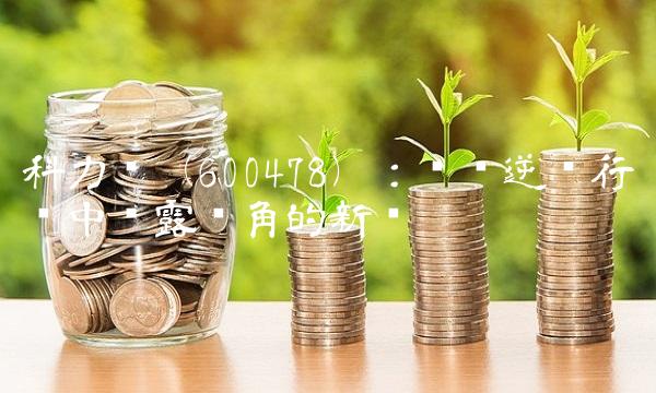 科力远（600478）：艰难逆势行业中崭露头角的新贵