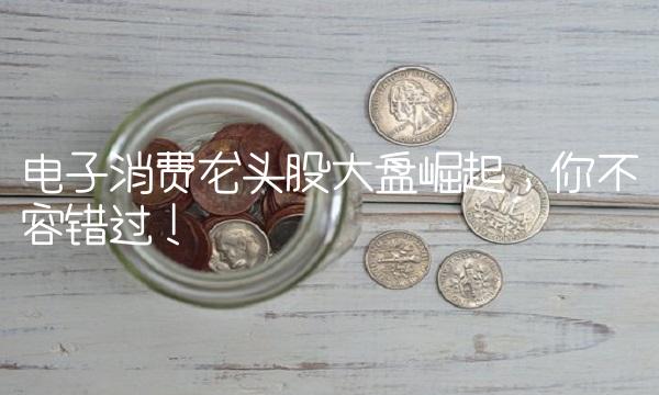 电子消费龙头股大盘崛起，你不容错过！