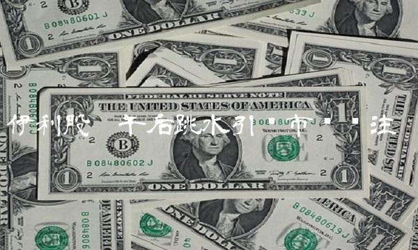 伊利股份午后跳水引发市场关注