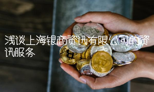 浅谈上海银商资讯有限公司的资讯服务