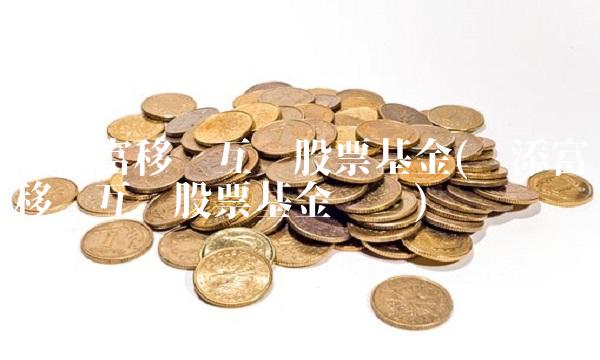 汇添富移动互联股票基金(汇添富移动互联股票基金净值)