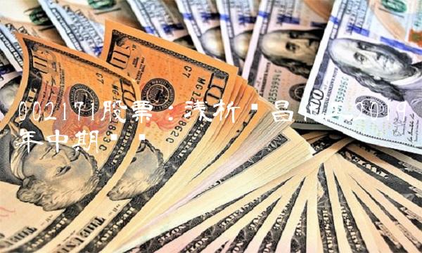 002171股票：浅析华昌化工2019年中期业绩