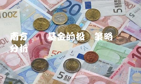 南方绩优基金的投资策略与业绩分析