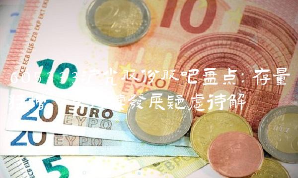 605333沪光股份股吧盘点：存量猛增，可持续发展疑虑待解