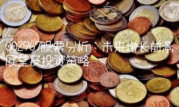 002967股票分析：未来增长前景展望及投资策略