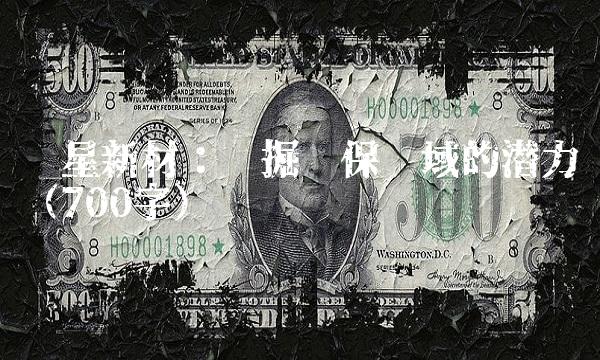 伟星新材：挖掘环保领域的潜力（700字）