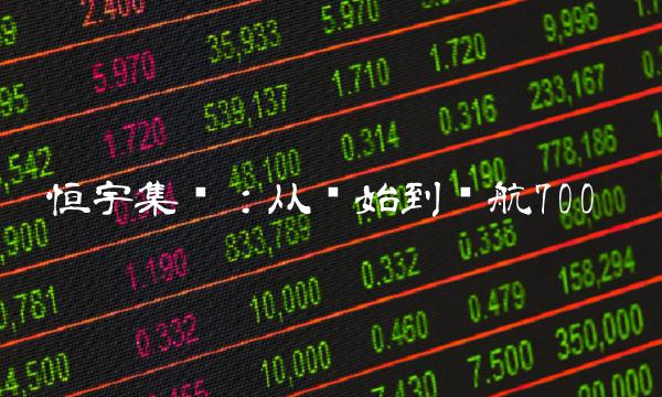 恒宇集团：从创始到领航700