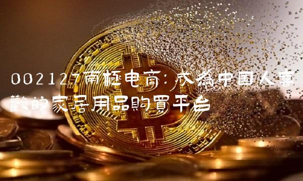 002127南极电商：成为中国人喜欢的家居用品购买平台