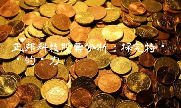 正邦科技股票分析：探究持续增长的动力