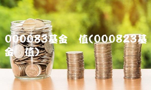 000083基金净值(000823基金净值)