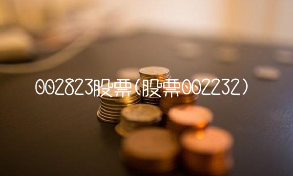 002823股票(股票002232)