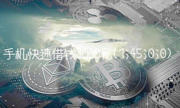 手机快速借钱3000元(1;45;0;0)