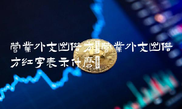 营业外支出借方(营业外支出借方红字表示什么)(1)