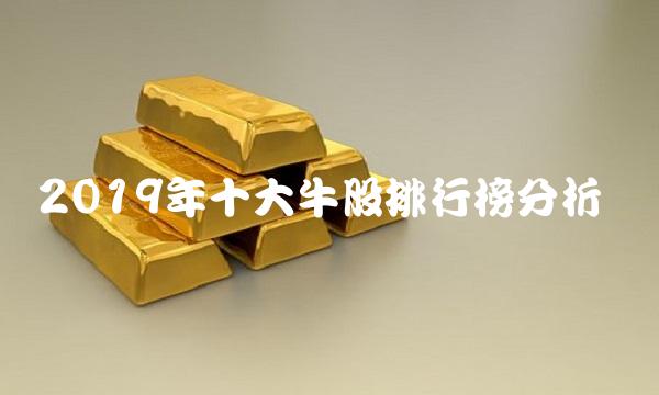 2019年十大牛股排行榜分析