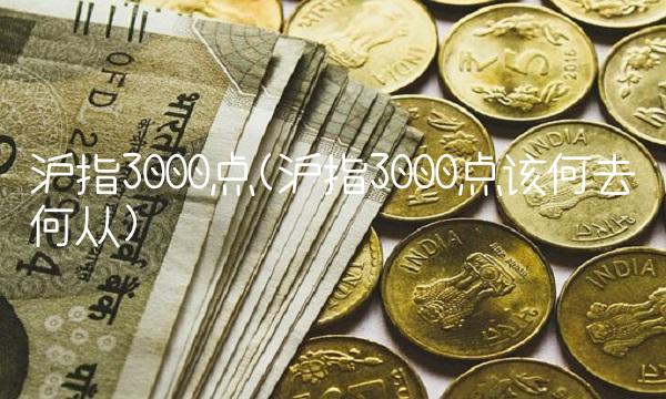 沪指3000点(沪指3000点该何去何从)