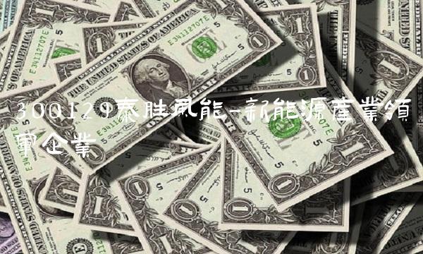 300129泰胜风能-新能源产业领军企业