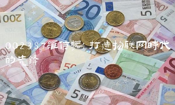 002387维信诺：打造物联网时代的先锋