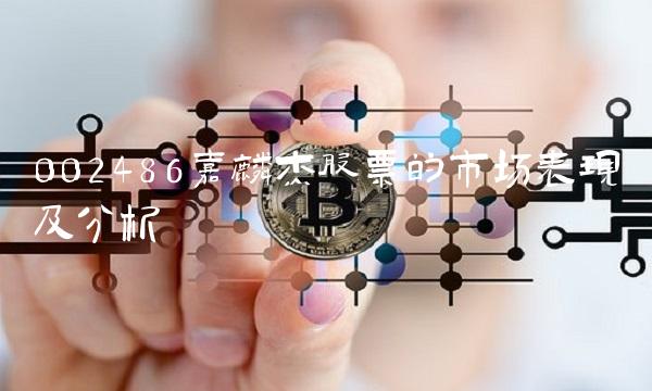 002486嘉麟杰股票的市场表现及分析