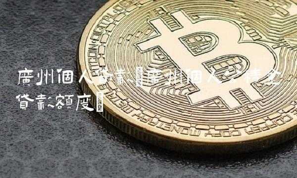 广州个人贷款(广州个人公积金贷款额度)