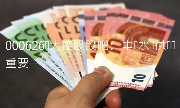 000626远大控股股吧：中国水务供应链重要一环