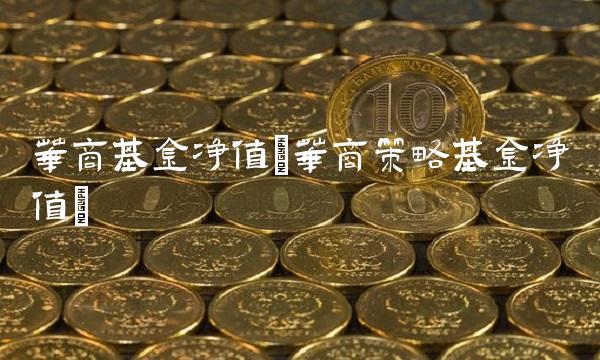 华商基金净值(华商策略基金净值)