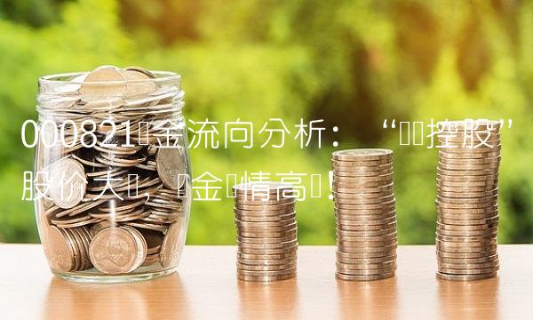000821资金流向分析：双龙控股股价大涨，资金热情高涨！