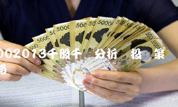 002013千股千评分析与投资策略