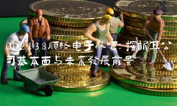 002138顺络电子股吧：探析其公司基本面与未来发展前景