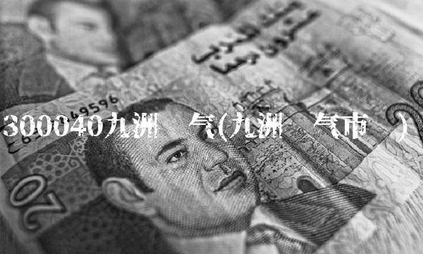 300040九洲电气(九洲电气市值)