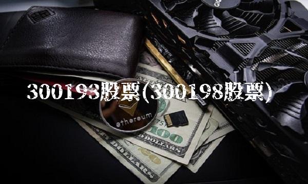 300193股票(300198股票)