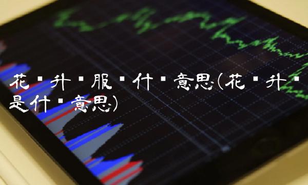 花呗升级服务什么意思(花呗升级是什么意思)