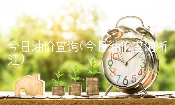 今日油价查询(今日油价查询浙江)
