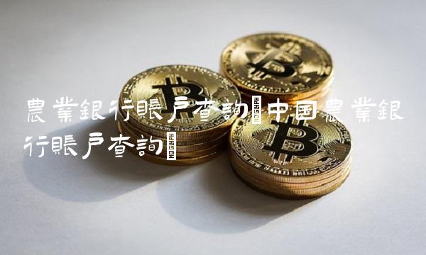 农业银行账户查询(中国农业银行账户查询)