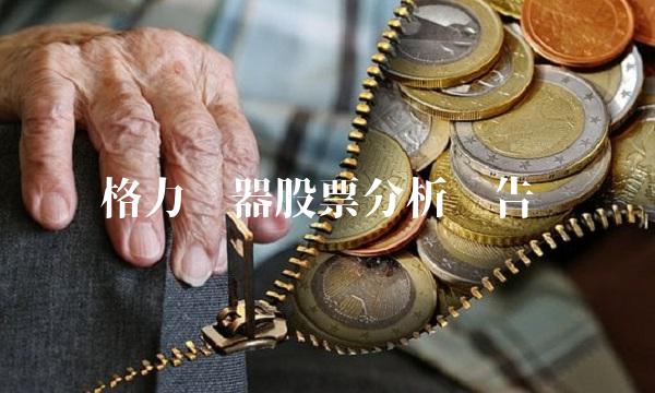 格力电器股票分析报告(1)