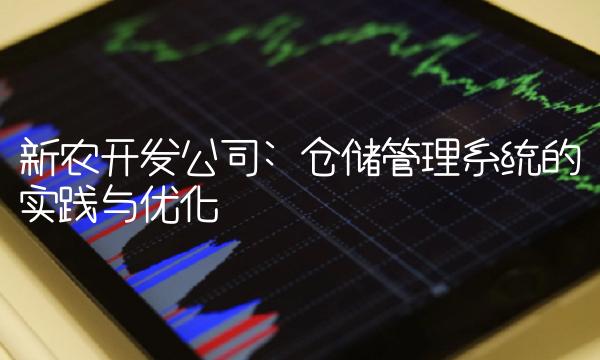 新农开发公司 仓储管理的实践与优化