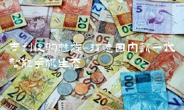 吉利收购魅族-打造国内新一代智能手机生态