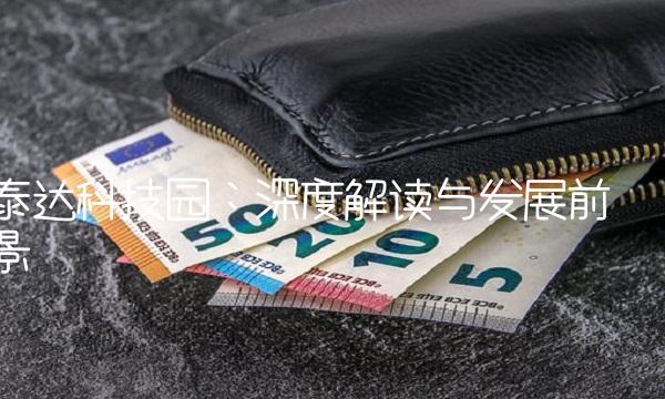 泰达科技园：深度解读与发展前景