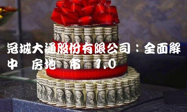 冠城大通股份有限公司：全面解读中国房地产市场1.0