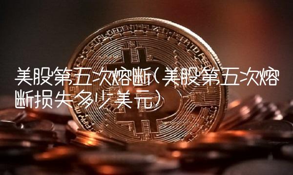 美股第五次熔断(美股第五次熔断损失多少美元)