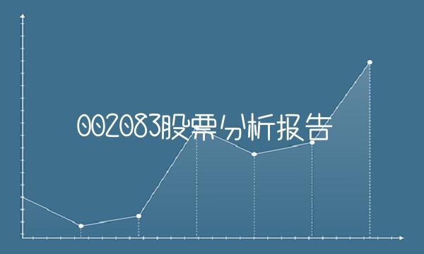 002083股票分析报告