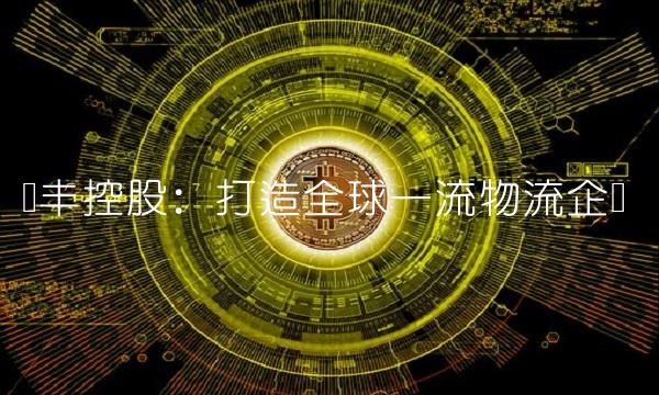 顺丰控股：打造全球一流物流企业