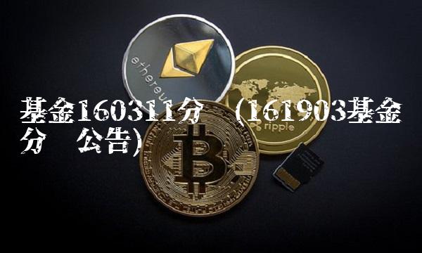基金160311分红(161903基金分红公告)