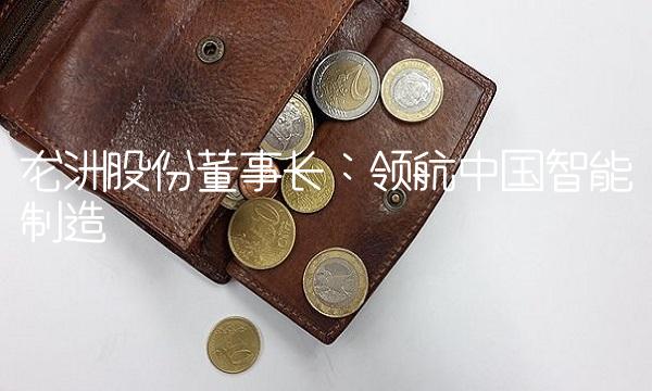 龙洲股份董事长：领航中国智能制造