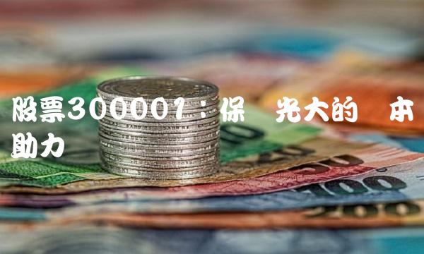 股票300001：保险光大的资本助力