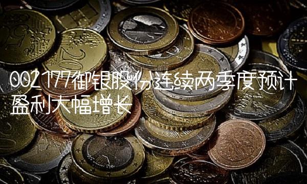 002177御银股份连续两季度预计盈利大幅增长