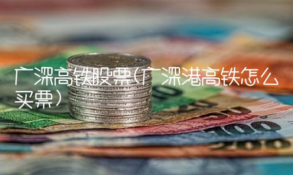 广深高铁股票(广深港高铁怎么买票)